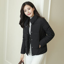 棉衣女装冬季新款韩版短款棉袄面包服立领百搭大码棉衣外套女图片