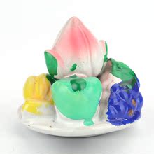 陶瓷五水果贡品随葬品 墓地安葬下葬墓穴内摆件 陪葬丧葬殡葬用品