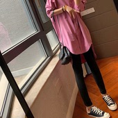 人手两条黑色紧身可外穿长款 显瘦小脚打底裤 二多多家19FW 超好穿