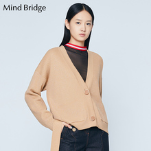 Mind Bridge2018秋季新品女装衬衣 百家好女士圆领上衣 MSBL623B图片