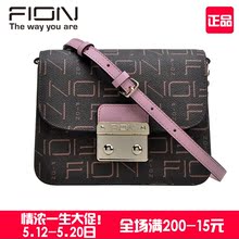 FION菲安妮 新款 女包百搭单肩斜挎包链条包小女方包