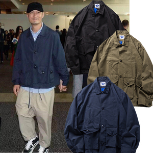 港风潮牌2018秋季新品余文乐同款外套男士薄款多口袋工装夹克