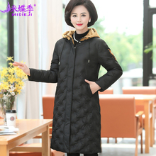 中老年女装冬装棉服2018新款妈妈装宽松大码秋冬装休闲羽绒棉服图片