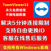 12解决商业限制 永久版 5分钟限制 TeamViewer13 TeamViewe许可证