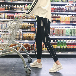 宽松原宿九分休闲裤