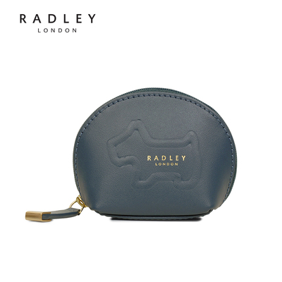 Radley英国小狗女包牛皮拉链手包短款钱包迷你贝壳零钱包10496