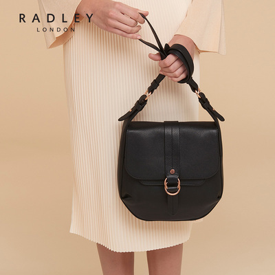 Radley英国女包2018新款牛皮复古英伦翻盖磁扣斜挎包单肩包10292
