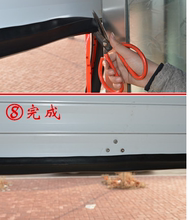 封条翻板门底密底部胶皮挡防鼠底部橡胶防水车库车库卷帘门电动密