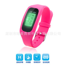 智能计步器硅胶运动手环现货可定制产品 2018爆款