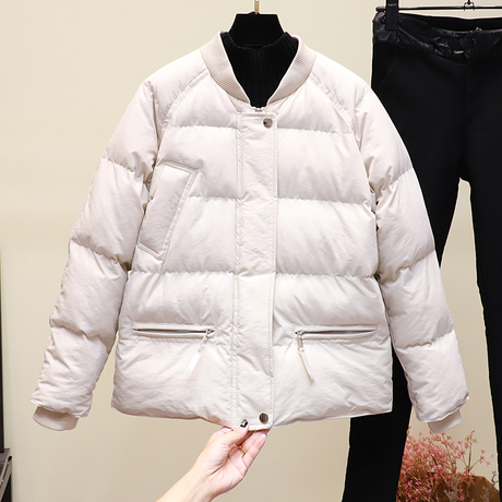 立领棉服短款棒球服女加厚冬天学生棉衣外套女装棉袄2018冬季新款商品大图