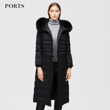 Ports/宝姿秋冬新款女装保暖连帽羽绒服外套ALV9U005DZP036图片