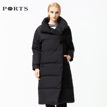 Ports/宝姿女明星欧阳娜娜同款秋季简约中长羽绒服RV9J010DWN010图片