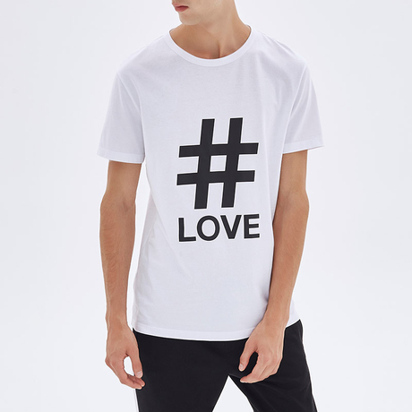 Ports/宝姿 胶囊系列 #LOVE 男女同款短袖T恤 NV9N071ACC179商品大图