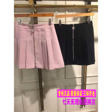 拉夏贝尔国内正品代购2018秋装新款韩版百褶短裙半身裙女20012659图片