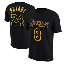 24号篮球出场服短袖 全棉8 1996 KOBE 2016退役纪念T恤 科比