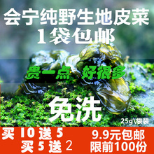 地皮菜野生 免洗 特级地软菜地木耳地软 免洗地达菜地皮菜 免邮