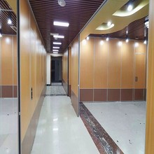 活动隔断墙酒店 移动隔断家用客厅房间卧室活动屏风高隔墙板折叠门