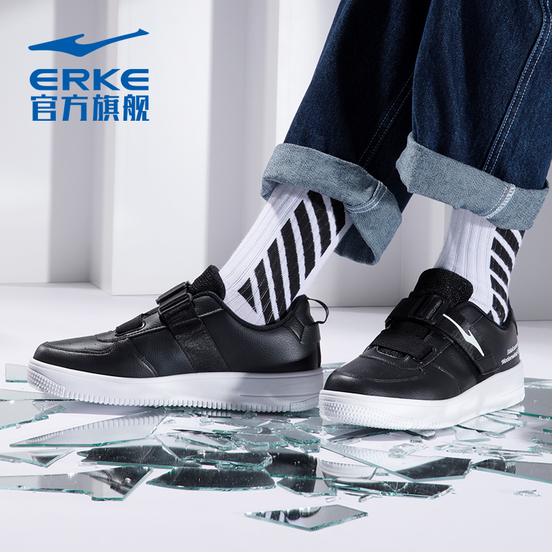 ERKE Men's Shoes Casual Shoes Autumn and Winter New Sports Shoes Men's Korean Shoes Board Shoes Thick soled Men's Versatile Fashion Shoes