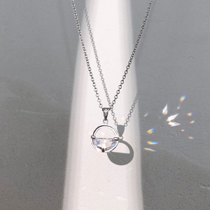 s925纯银韩版锁骨链小清新项链