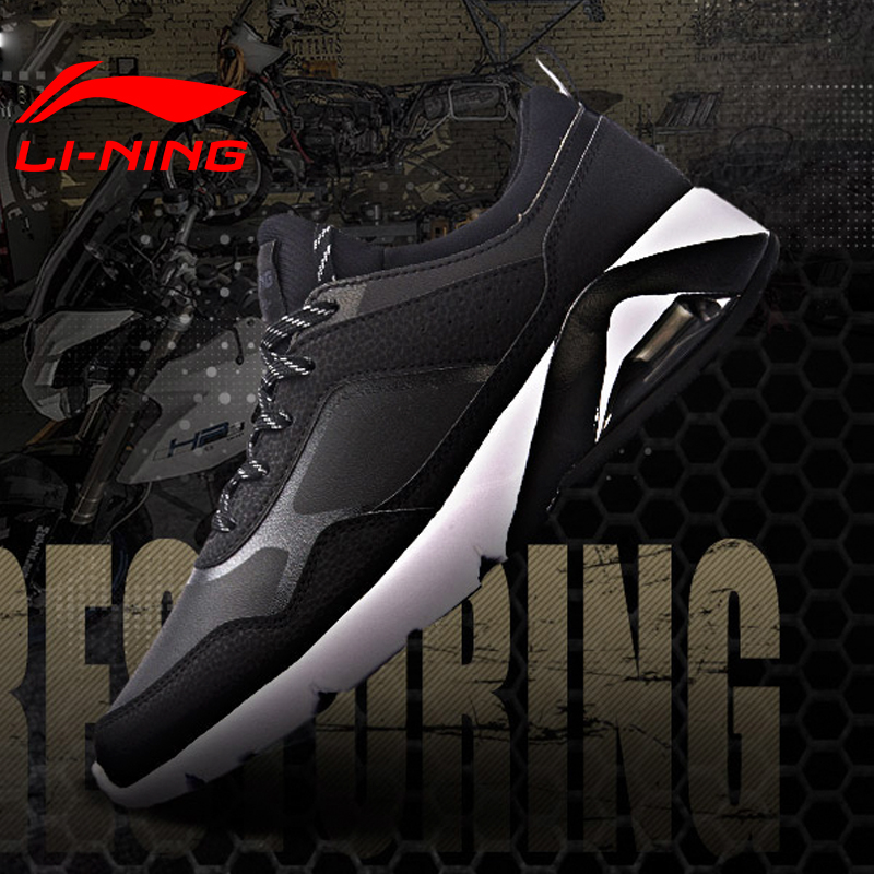 Li Ning Men's Shoes 2019 New Half Palm Air Cushion Authentic Summer Sports Shoes Men's Flagship Official Website Running Shoes Casual Shoes
