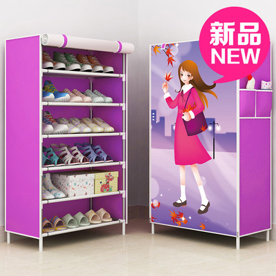 鞋柜 简约 布2018新款