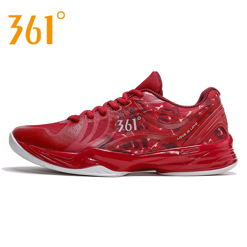 361 Basketball Shoe Men's Low Top 2019 Summer New 361 Degree Anti slip Durable Running Shoes Breathable Casual Sports Shoes Men's