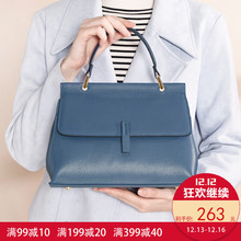 千姿百袋手提包女秋冬新款 头层牛皮大气真皮女包大容量时尚 通勤包