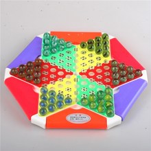游戏弹珠跳跳琪圆珠弹子波珠棋子飞行旗波子珠子亲子圆盘玻璃珠飞