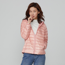 VVC 韩版轻薄羽绒服女短款连帽修身显瘦反季外套保暖冬装时尚女装图片