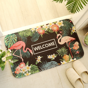 ins火烈鸟定做入户门垫