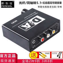 数字光纤同轴音频转换器3.5 小米海信电视音响连接功放输出解码器