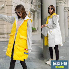 冬天外套女棉背心2018新款韩版宽松时尚女装上衣双面穿羽绒棉服潮图片