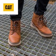 CAT 橡胶男户外休闲靴粗犷装 卡特秋冬牛皮 备P721914G3FDR36