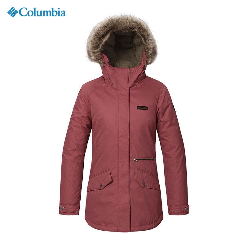 Colombian cotton jacket Women's outdoor autumn and winter heat reflection insulation Mid length sprinter jacket Cotton jacket WR0884
