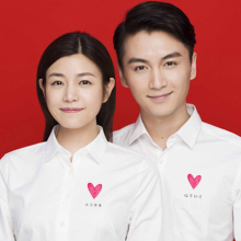 拍结婚照情侣装领证登记男女衬衫证件照的创意服装白衬衣新款大码