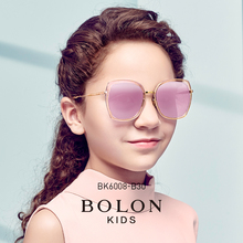 BOLON暴龙儿童太阳镜女童时尚 墨镜圆形舒适眼镜亲子款 BK6008