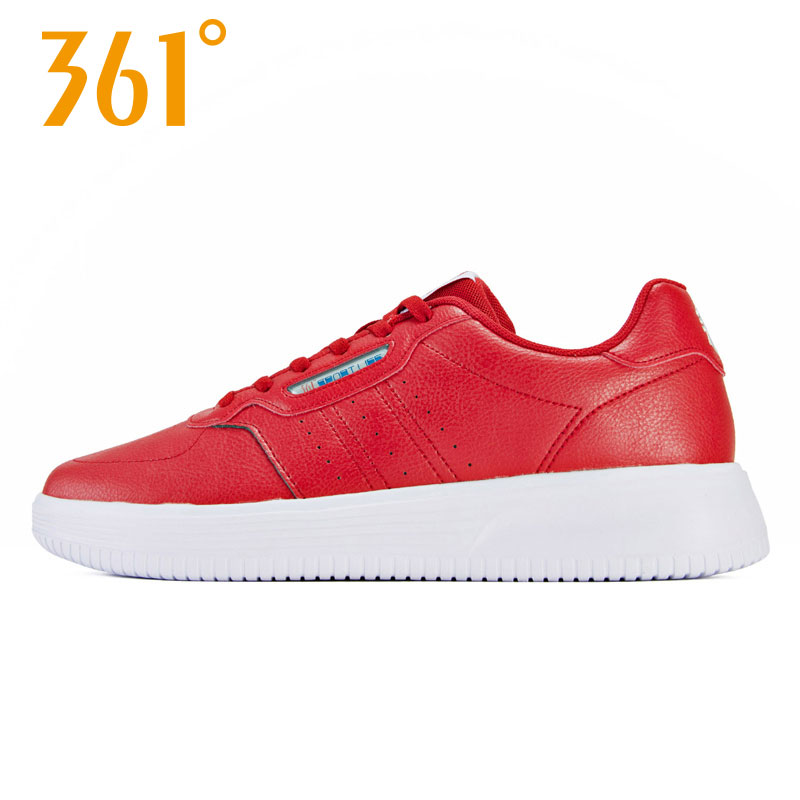 361 degree men's shoes, sports and leisure shoes, 2019 autumn new fashion white board shoes, men's small white shoes, 571916615