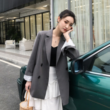 雪梨 休闲西服 外套女春秋韩版 垂重质感chic网红小西装