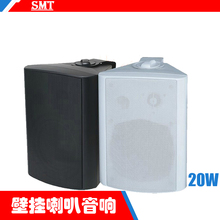 背景音乐广播喇叭音箱会议豪华室内定压挂壁音响套装 壁挂喇叭20W