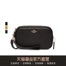 COACH 蔻驰18秋冬荔枝纹牛皮多色金属LOGO通勤女包斜挎单肩相机包
