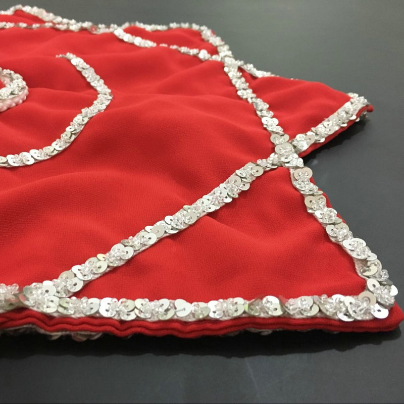 舞蹈手绢花二人转手绢三层成人儿童八角巾专业