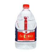 北京红星二锅头60度5L大容量桶装清香风格白酒高度泡药酒5000ml