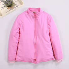 2018棉衣女装中长款棉服秋冬季纯棉加厚v领丝棉棉袄修身保暖外套图片