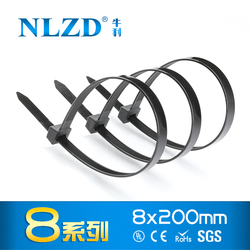 8*200自锁式塑料扎带尼龙材质20厘米长线束标签扎带电线固定带扣