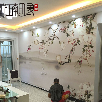玉兰花电视背景墙正品折扣