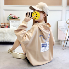 早秋女装2018新款韩版宽松百搭上衣服学生卫衣潮ins薄款长袖慵懒图片