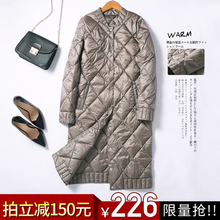 冬季羽绒服女中长款2018新款修身显瘦韩版反季女装潮冬装外套女图片