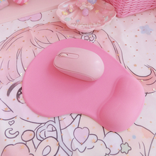 可爱女生家用办公舒缓手腕疲劳垫 记忆棉 少女心粉色系护腕鼠标垫