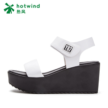 热风女士坡跟休闲凉鞋 清仓 H55W7620