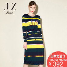 JUZUI/玖姿长袖春秋新款2018套头休闲圆领毛衫女装图片